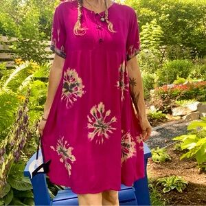 Pink Tye Dye dress
